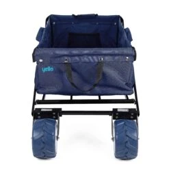 Yello Folding Beach Trolley -Roadventure Gear BGG1675 yello foldable trolley blue front copy