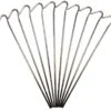 Steel 9" / 23cm Roundwire Pegs X 10 Pegs 1 Steel 9" / 23cm Roundwire Pegs X 10 Pegs -Roadventure Gear d73c6500e40f98b4f935464d670ed962