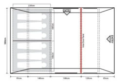 Outdoor Revolution Atom 600 Air Tent With Free Footprint -Roadventure Gear fp 4