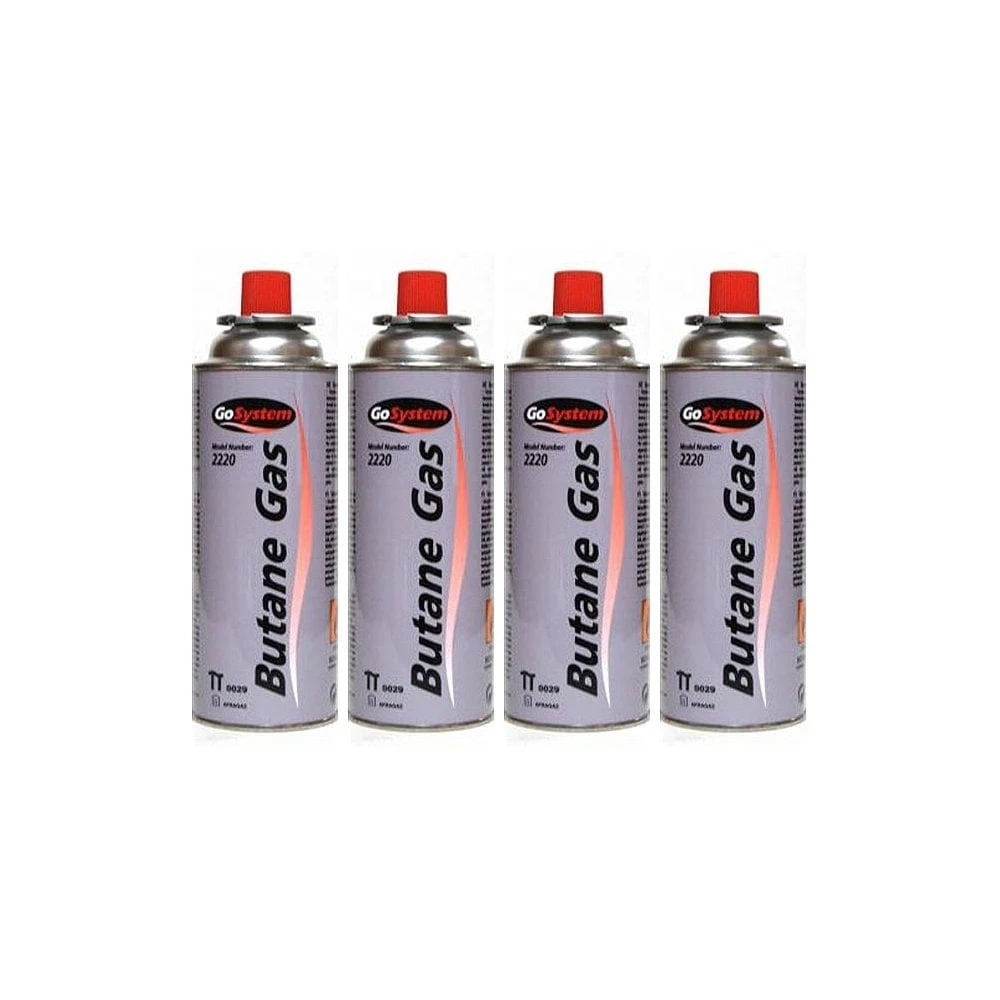 Go System - 4 Pack Gas Canisters - 220g 3 Go System - 4 Pack Gas Canisters - 220g