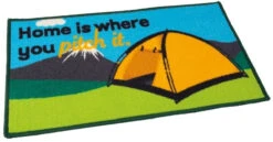Quest Washable 'Home Is Where You Pitch It' Mat -Roadventure Gear quest mat 2